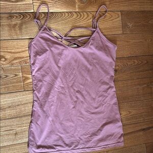 Women's Pink Strappy Top